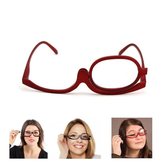 Rotatable Makeup Glasses | Precision Makeup Application