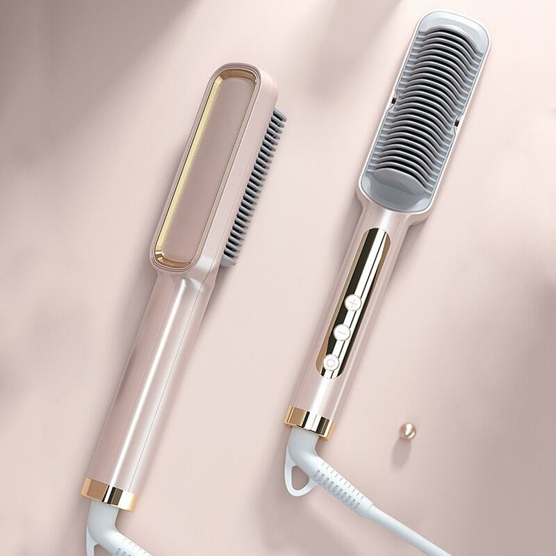 Sleek Hair Straightener Comb | Quick Detangle