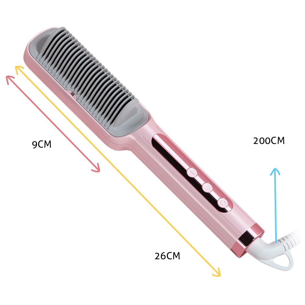 Sleek Hair Straightener Comb | Quick Detangle
