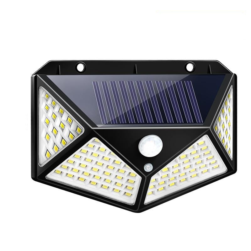 Solar Sensor Wall Light | 100 LED Modes | Eco-Friendly Outdoor Lighting