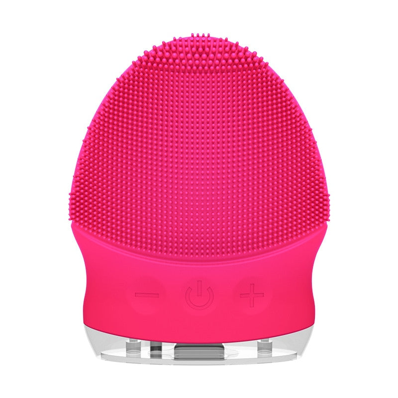 Sonic Facial Cleansing Brush | Vibrating Silicone Exfoliator
