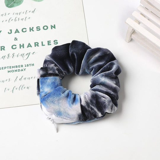 Velvet Scrunchie Collection | Stylish Hidden Pocket Design