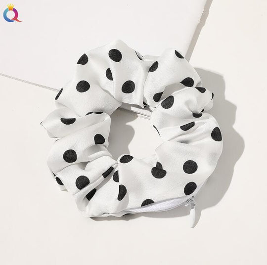 Velvet Scrunchie Collection | Stylish Hidden Pocket Design