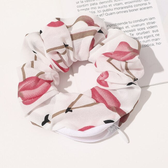Velvet Scrunchie Collection | Stylish Hidden Pocket Design