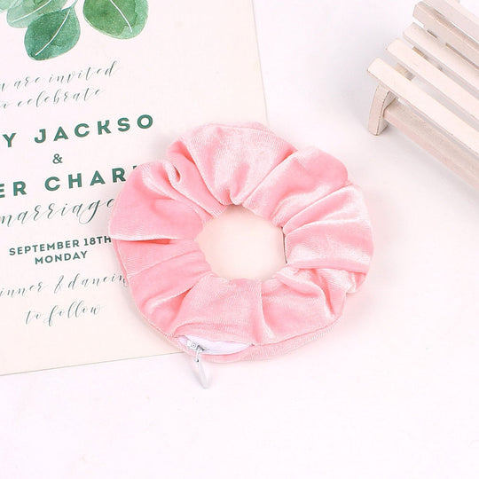 Velvet Scrunchie Collection | Stylish Hidden Pocket Design