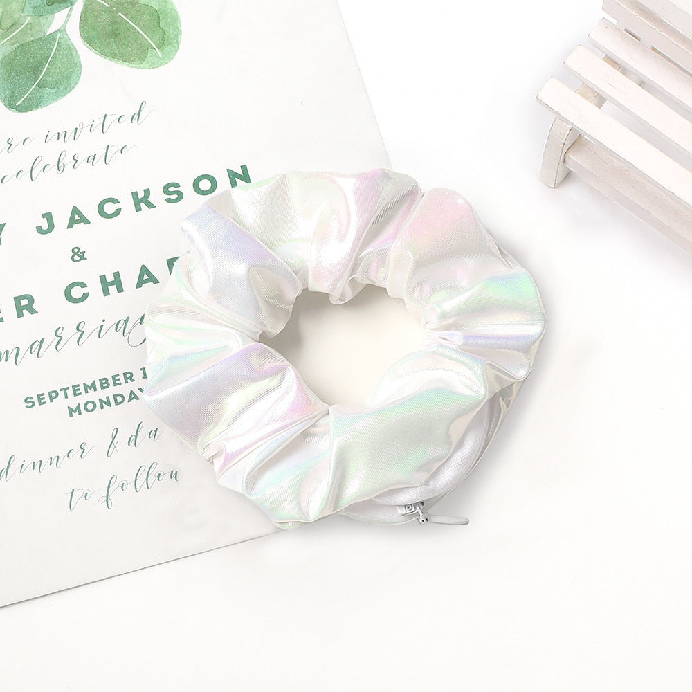 Velvet Scrunchie Collection | Stylish Hidden Pocket Design
